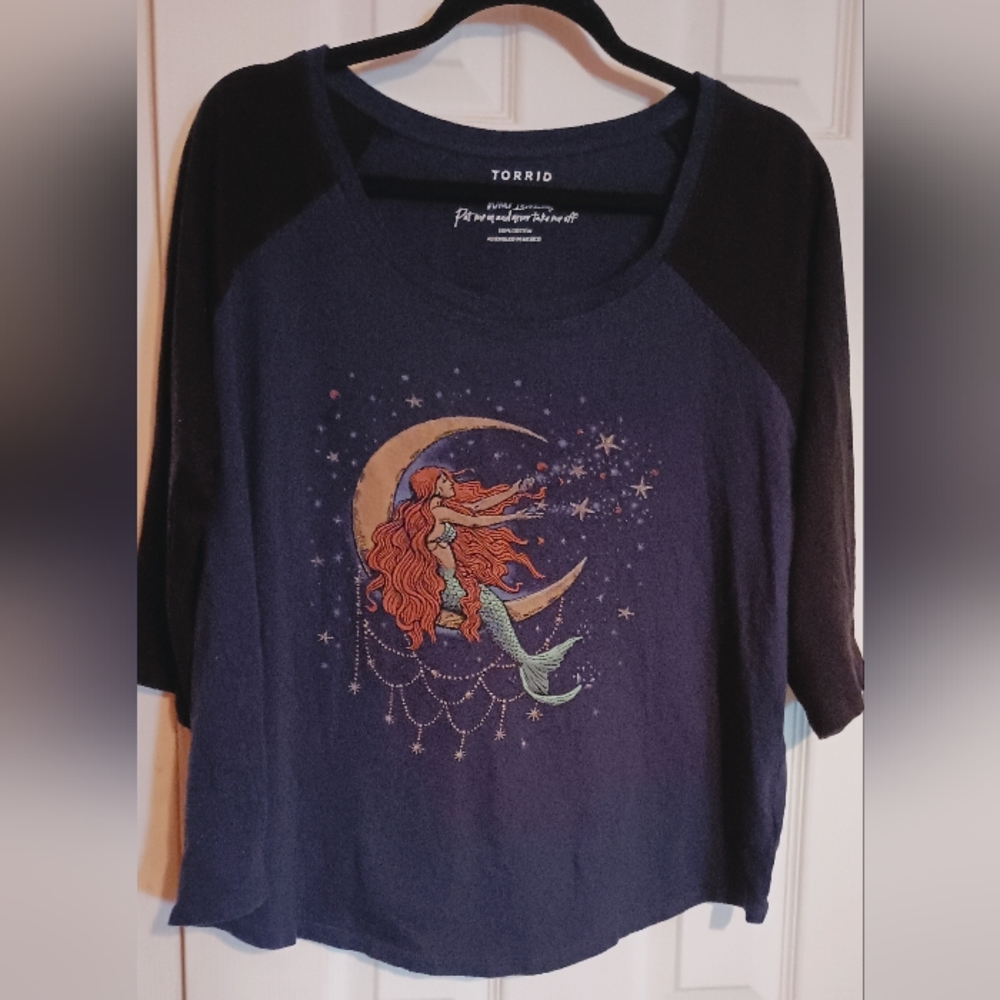 Torrid Celestial Mermaid Shirt